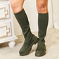 Zenana - WILD DIVA Footwear Knee High Platform Sock Boots