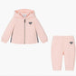 Armani - Baby Girl Zip Down Hoodie And Pants Set
