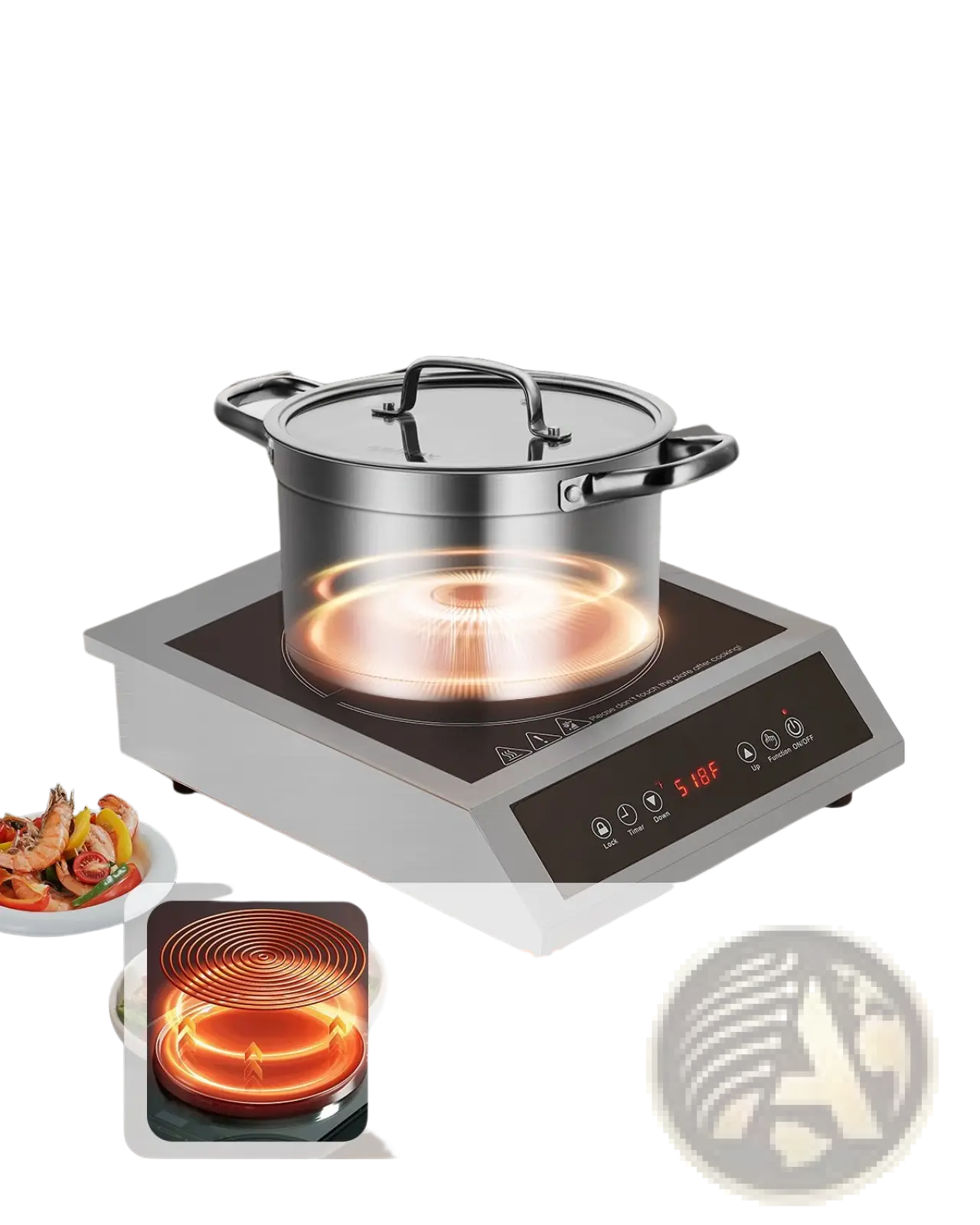 3500w Commercial Induction Cooktop Portable Burner