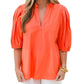 Caryn Lawn - Anna V Neck Top