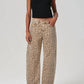 Citizens Of Humanity - Miro Animal Print Barrel Leg Jeans