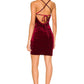 Amanda Uprichard - Jasalina Velvet Mini Dress