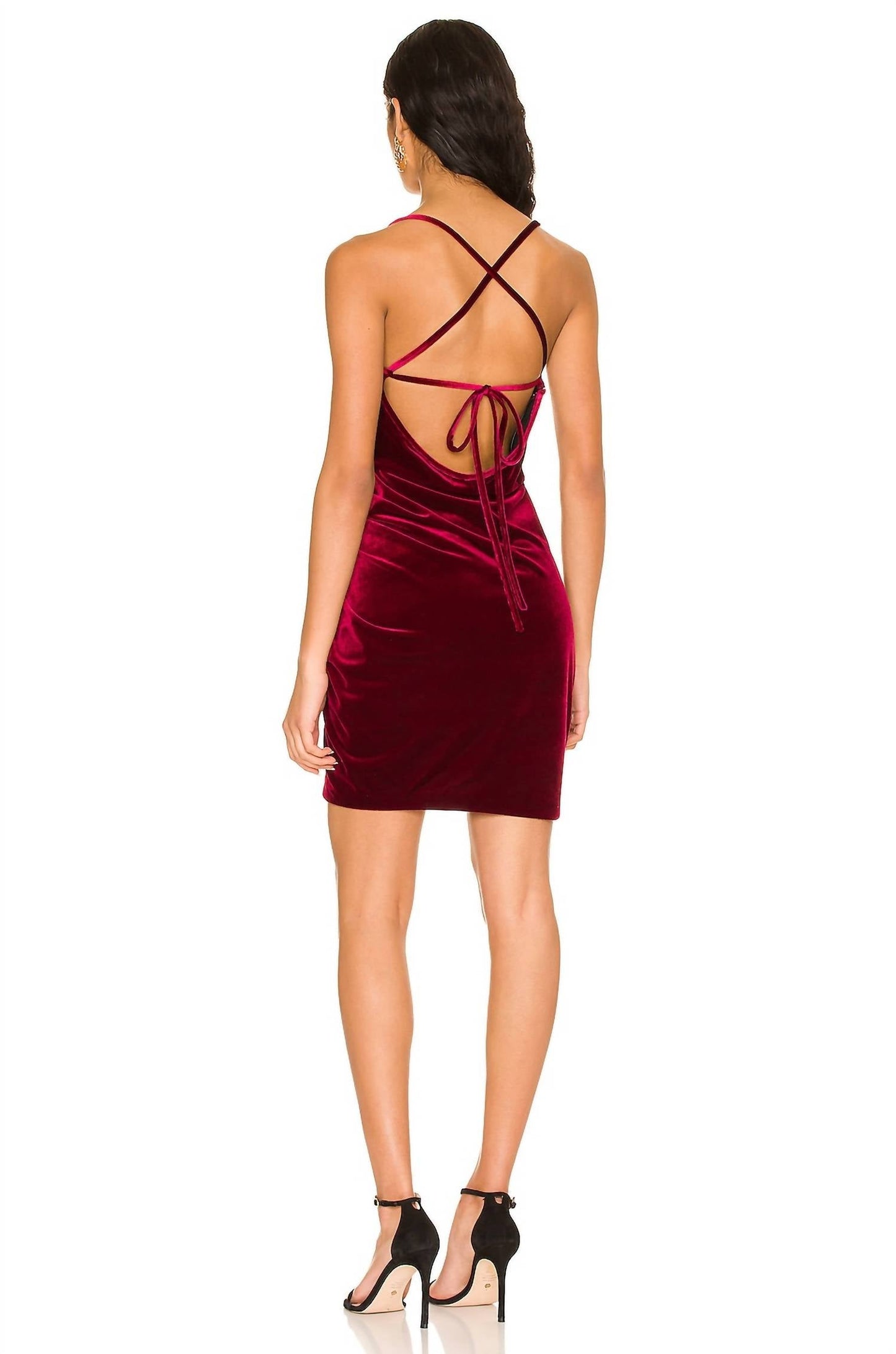 Amanda Uprichard - Jasalina Velvet Mini Dress