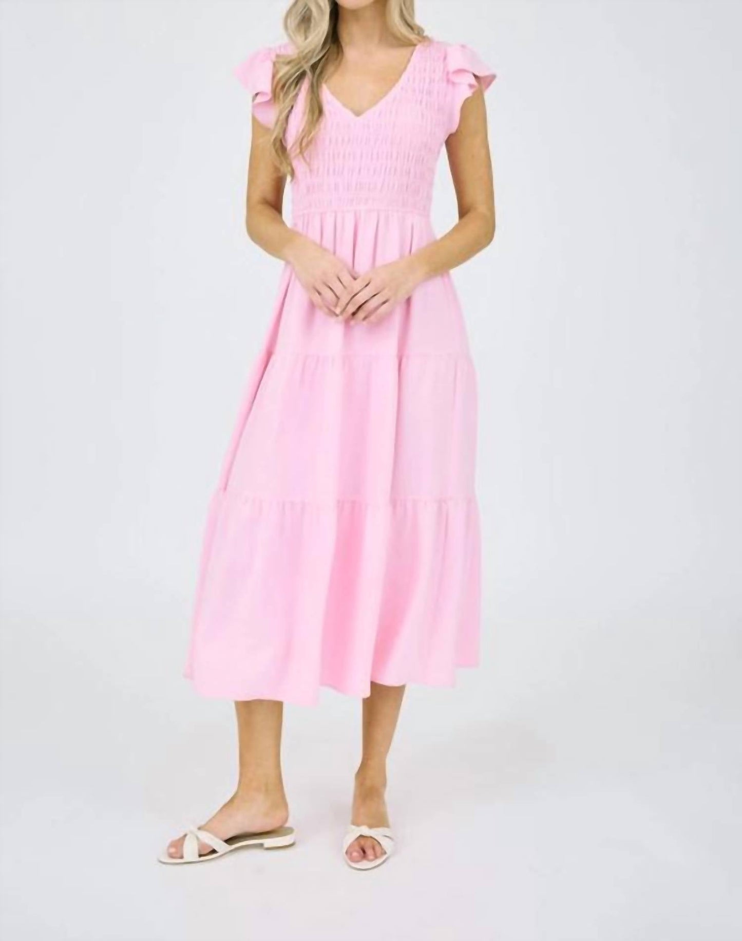 Blu Pepper - Flutter Maxi Dress