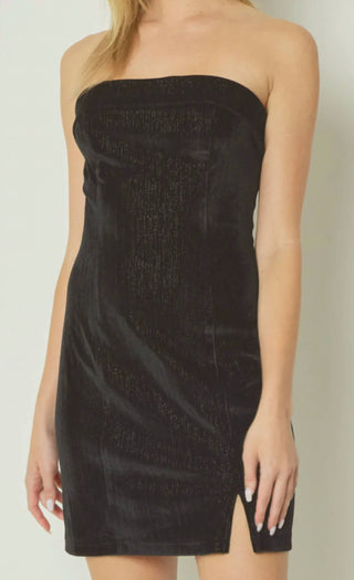 Entro - Velvet Mini Dress