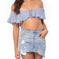 Blue Life - Melanie Off The Shoulder Lace Top