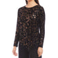 Karen Kane - Velvet Burnout Asymmetric Top