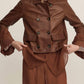 All Three - Tova Leather Coat