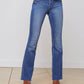 L'Agence - Sneeki Low Rise Sneaker Straight Jean