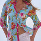 Cino - Tropicana Crinkle Button Down Shirt