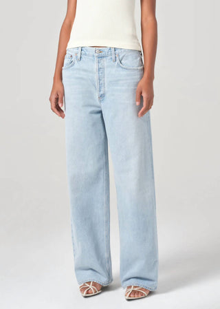 Agolde - Women's Low Slung Baggy Jeans