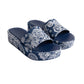 Johnny Was - Women's Bandana Embroidered Platform Slide Sandal