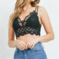 Wholesale Fashion Square - Crochet Lace Bralette With Bra Pads