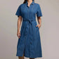 Hinson Wu - Short Sleeve Joanna Dress