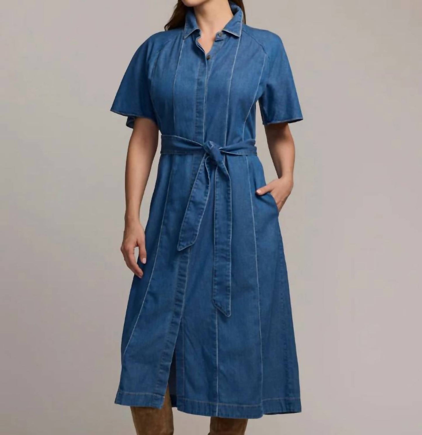 Hinson Wu - Short Sleeve Joanna Dress