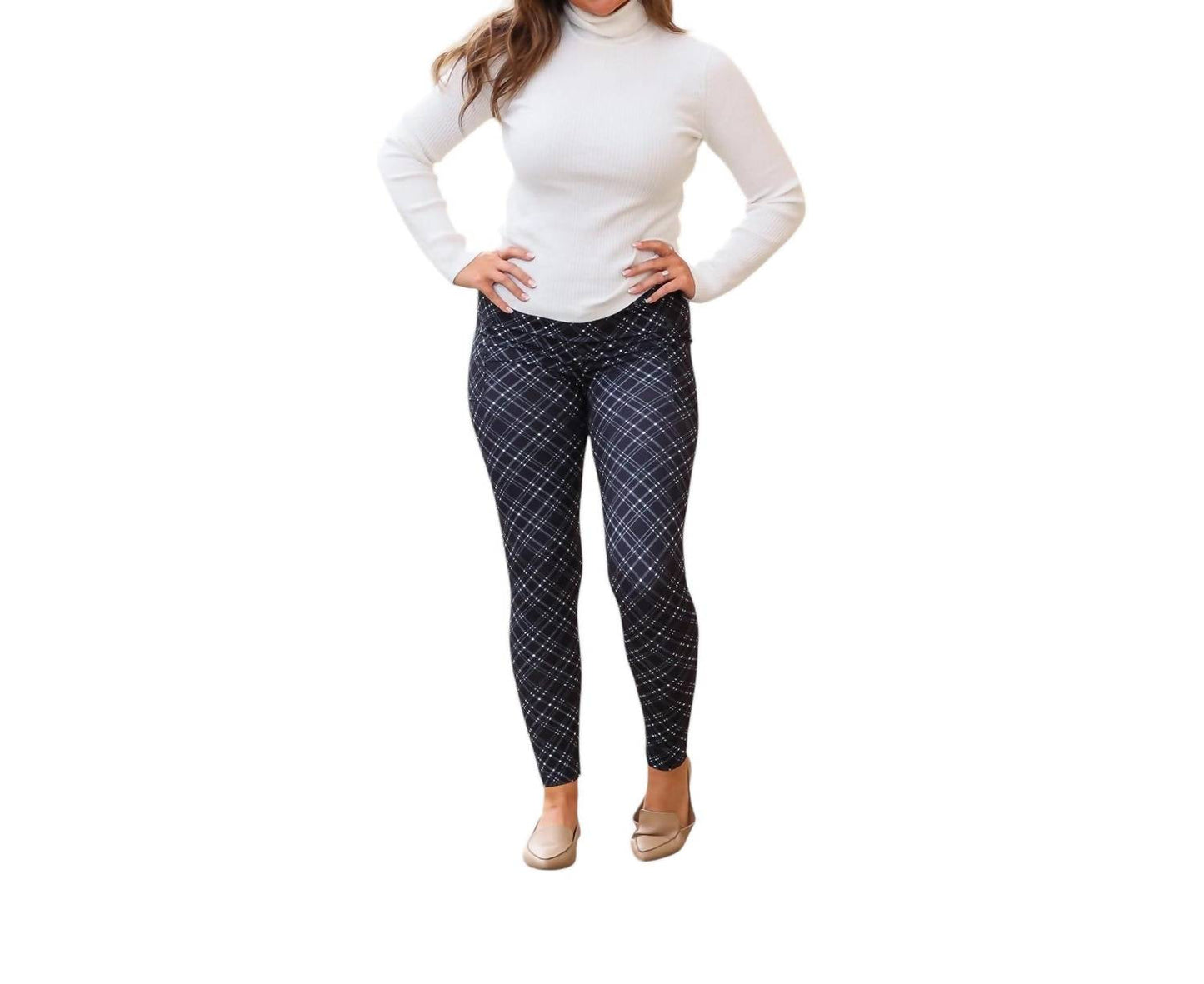Julia Rose - Jillian Plaid Leggings
