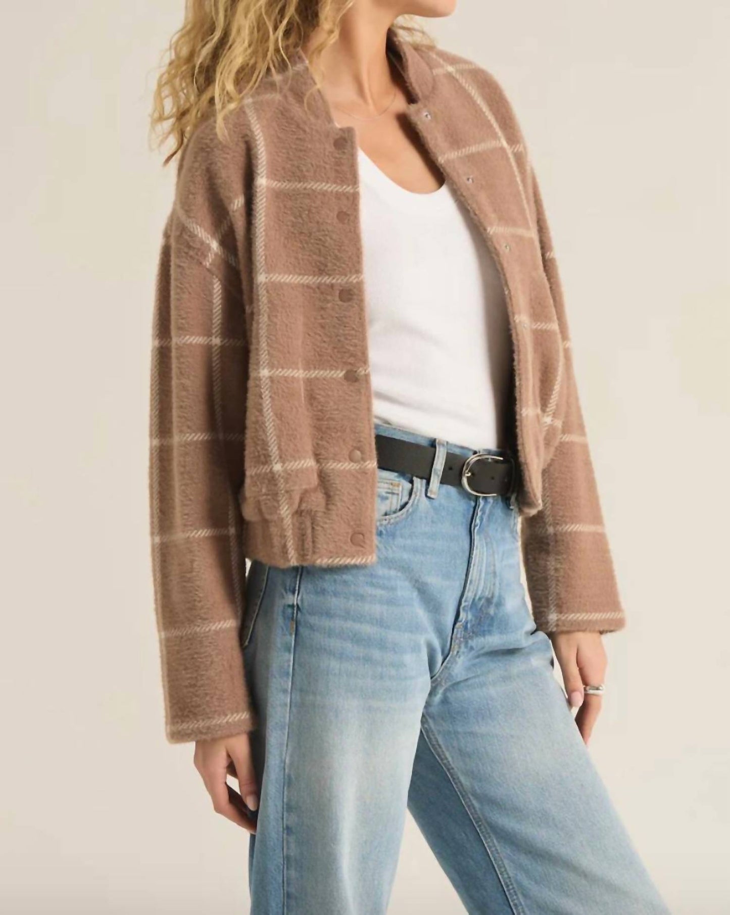 Z Supply - Lex Plaid Bomber Jacket