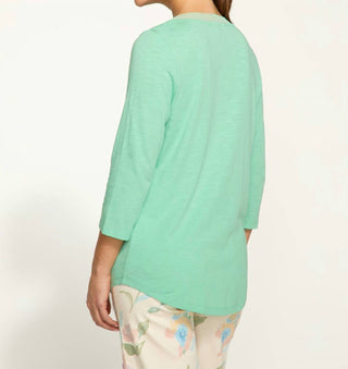 Fdj - Mesh V-neck Top