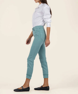 Kut From The Kloth - Amy Mid Rise Crop Straight Leg Jeans