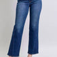 Judy Blue - Mid Rise Side Seam Detail Straight Jeans