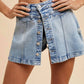 Anniewear - Katelyn Button Mini Skort
