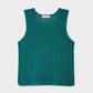 White + Warren - Women's Hand Crochet Lofty Cotton Tank Top