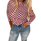 Sterling Kreek - Game Day Checkered Mesh Top