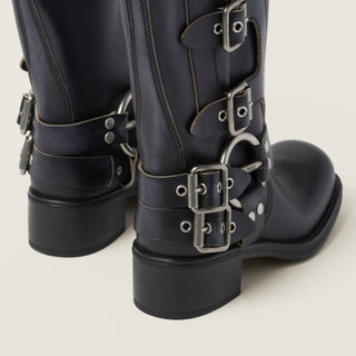 Miu Miu - Pre-loved Women Buckle-detail Boots