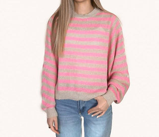 Wishlist - Striped Batwing Sleeve Sweater