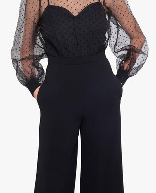 Black Halo - Rosalie Wide Leg Jumpsuit