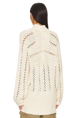 Free People - cable cardigan sweater