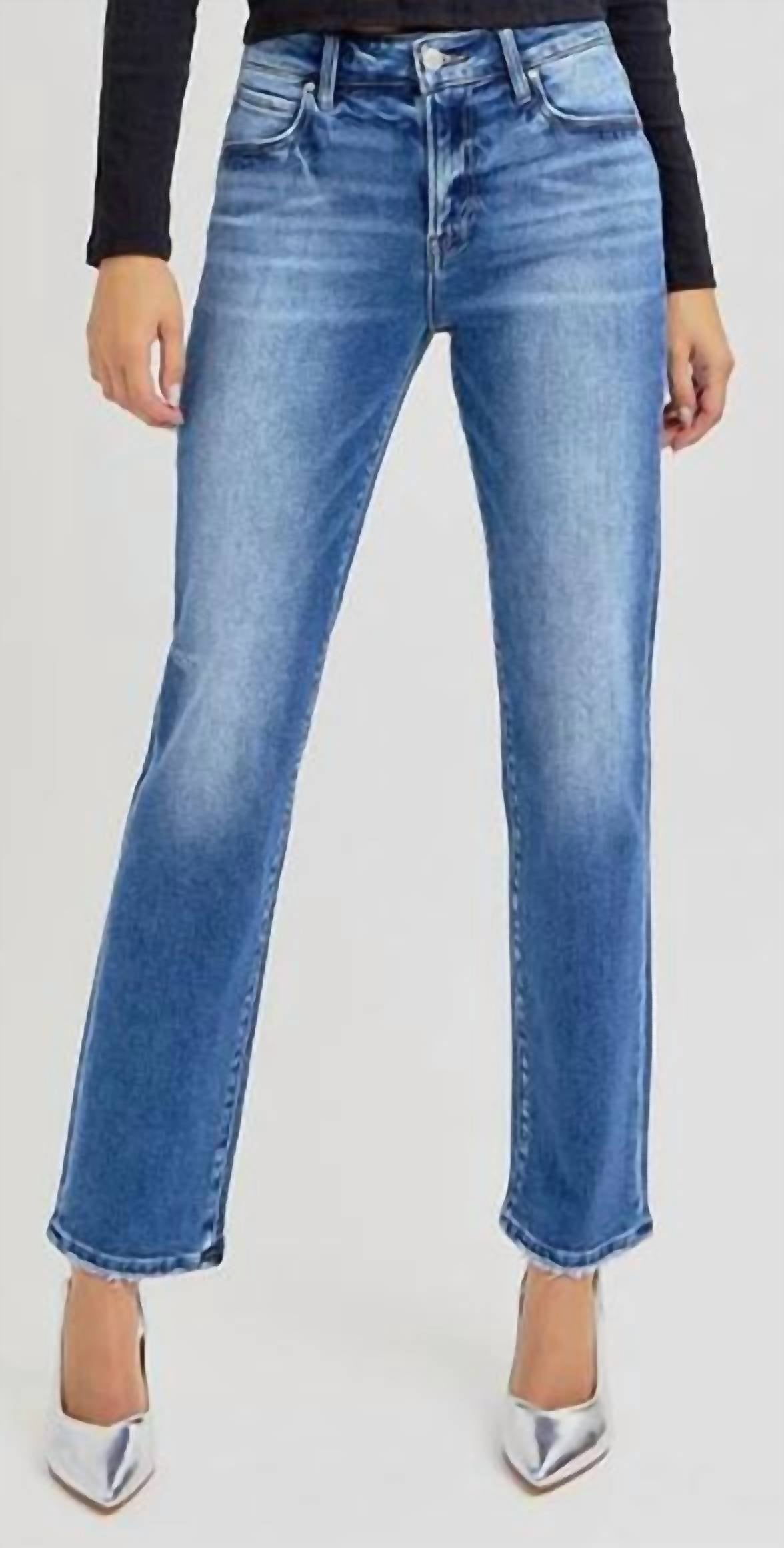 Risen - Mid Rise Ankle Tapered Jean