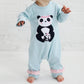 Lemon Loves Layette - Baby Girls Panda Romper