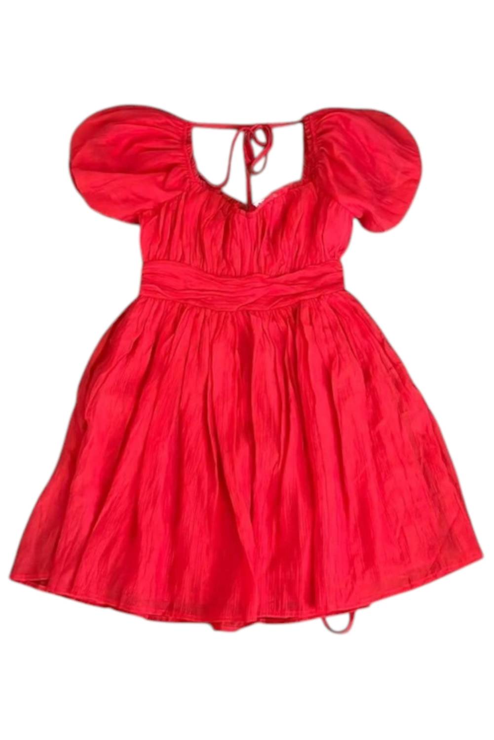 &Merci - Keri Eyelet Babydoll Mini Dress