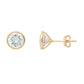 Jessica Elliot - Women's Vermeil "Soli" Studs Cubic Zirconia