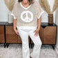 Pol - Peace And Love Crochet Top