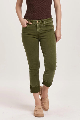 Dear John Denim - Blaire High Rise Cuffed Slimed Straight Jeans