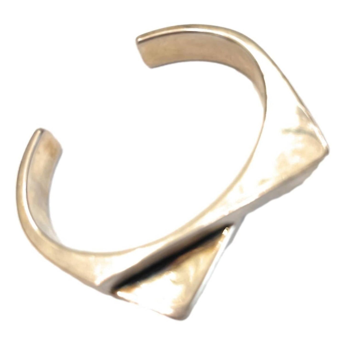 Saint Laurent - Women's Two Pentes Two-slope Oxidized Bracelet
