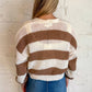 Adeline - Cropped Striped Cardigan