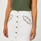 Cartolina Nantucket - Embroidered Cosette Skirt