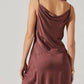 Astr - Glynis Cowl Neck Midi Dress