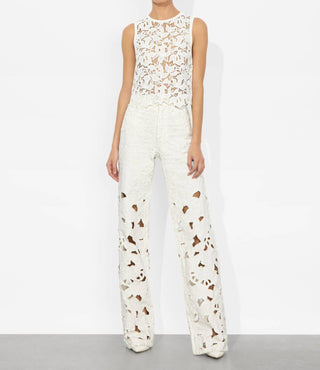 Alice + Olivia - Danielle Lace Front Sweater Tank