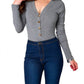 Buddylove - Holly Long Sleeve Button Up Bodysuit