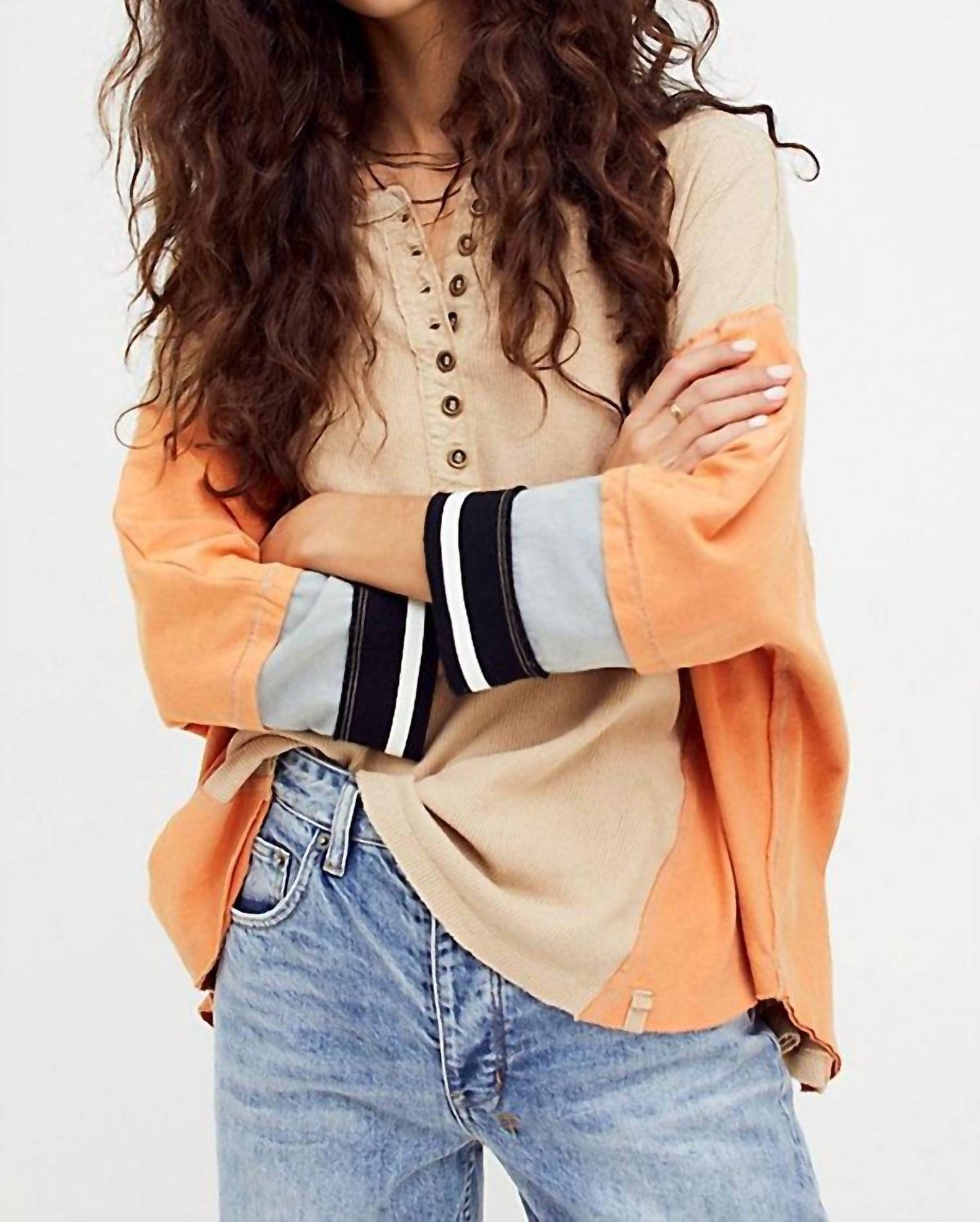 Free People - Just Tip It Henley Top
