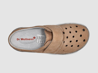 Kcr Group - Women's Perforated Leather Clogs