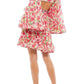 Mac Duggal - Floral Printed Short Bell Dress