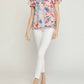 Entro - Floral Potter Sleeve Shirt