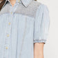 Entro - Denim Smocked Dress