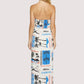 Lost + Wander - Azure Paradiso Strapless Maxi Dress