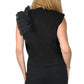 Frank Lyman - Knit Top With Shoulder Trim